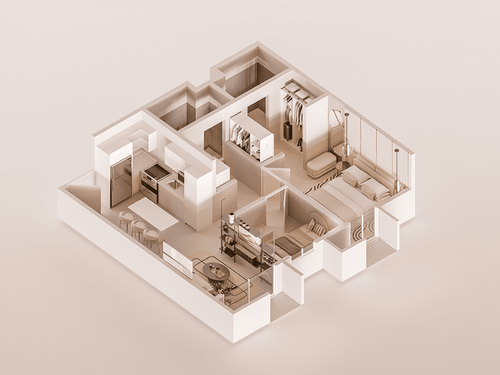 isometrico planta tipo